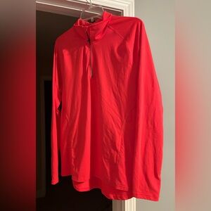 Reddish pink  Quarter-Zip Pullover